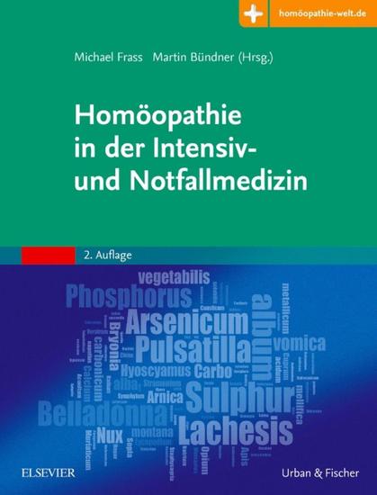 Titelseite des Buches "Homöopathie in der Intensiv- und Notfallmedizin"